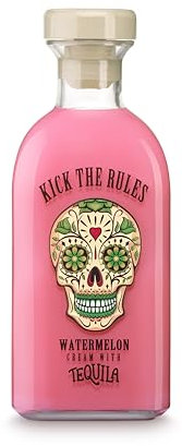 KICK THE RULES - Crema de Sandia con Tequila - 15º - Botella de 0,7L - Tequila de Sandia