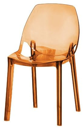 RUANLOV Moderne Acryl-AkzentstüHle, Transparente KüChenstüHle, Esszimmerstuhl, Ergonomischer Wohnzimmerstuhl, Loungesessel, Wohnzimmerstuhl, Design Stuhl, Tragbare Stapelbare Indoor-StüHle (C)