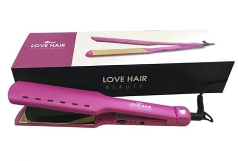 LOVE HAIR Plancha Max Rosa (Placa Ancha 42 mm)