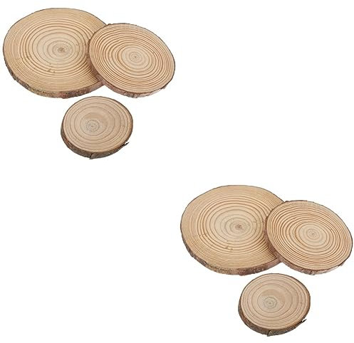 TOPBATHY 6stücke Aromakerzen Untersetzer Aus Holz Kreative Runde Tischpads Für Gläser Tassen Und Dekoration Hochwertige Langlebige Holzuntersetzer Für Zuhause Und Büro Für Besondere
