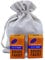 2 x 125g Doves Farm Gluten Free Instant Dry Yeast For Bread Making + 22x30cm Linen Bread Bag Perfect Bake at Home and Bread Machine Fast Action Active Dried Yeast For Bread, 3 Piece Set