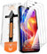 QUESPLE 3 Pack for iPhone 11 Pro Max/XS Max 6.5 inch Tempered Glass Screen Protector, Auto Dust-Elimination Installation Tool, [Military-Grade Protection] Full Coverage Glass