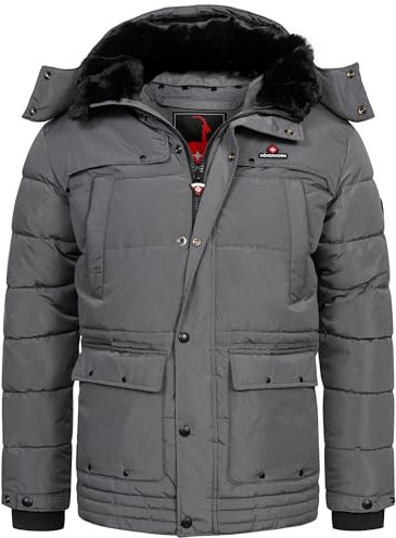 Höhenhorn Achalm Herren Winter Jacke Grau Gr. L