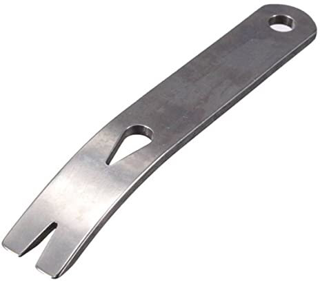 Utility Widgy Bar,Pocket Pry Bar Portable Stainless Steel Utility Widgy Bar Tool Professional Opening Lever for Bushcraft Survival