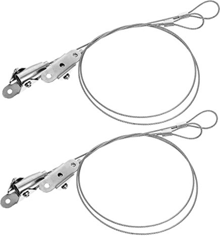 ARTIBETTER 2 Piezas gancho colgador de tablero publicitario fijo kit de alambre resistente para colgar cuadros exterior decoración pared colgador de pintura colgador de techo planchar Silver