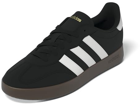adidas Hombre BARREDA Shoes, Core Black/FTWR White/GUM5, 43 1/3 EU
