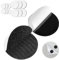 12 Pairs Round Sticky Pads, 5 cm 10 cm Heavy Duty Hook and Loop Coin Dots Self Adhesive Tape Double Sided Versatile Sticky Pads Fasteners Dots Adhesive Magnetic Tape for Carpets Mats Photo Craft DIY