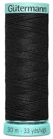 Nähmit - Gütermann reine Knopflochseide 30 Meter für hochwertige Knopflöcher R753-100% reine Seide (A01-000)