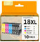 UPRIIN Packung mit 10 Stück 18XL Druckerpatronen Kompatibel für Epson 18XL 18 XL Tintenpatronen für XP-322 XP-305 XP-215 XP-225 XP-412 XP-422 XP-325 XP-312 XP-315 XP-205 XP-415 XP-425
