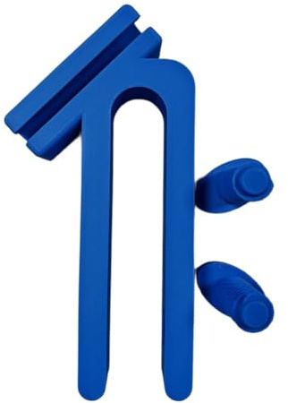 Vibsky Eimer-Schlauchhalter für Garten, Eimerkante, Aquarium, Weiß, Schwarz, Grau, Blau