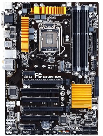 Carte mère Fit for GIGABYTE GA-Z97-D3H LGA 1150 Intel Z97 HDMI SATA 6 GB/s USB 3.0 ATX