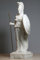 Griechische Römische Göttin Athena Minerva Alabaster Statue Figur Skulptur 24,5 cm