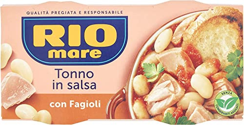 6 Rio Mare tonno e fagioli fertiggerichte Thunfisch und Bohnen 160g Instant food