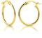 Orovi Damen Ohrringe Gelbgold Creolen 14 Karat (585) Gold