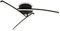 B.K.Licht - LED Deckenlampe mit warmweißer Lichtfarbe, 15 Watt, 1650 Lumen, Deckenleuchte, LED Lampe, Wohnzimmerlampe, Schlafzimmerlampe, Küchenlampe, Deckenstrahler, 60x11,5 cm, Schwarz