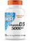 Doctor's Best, Vitamin D3, 5,000IU, High Dosage, Depot Weekly Dose, 180 Soft Capsules, Laboratory Tested, Soy Free, Gluten Free, GMO Free