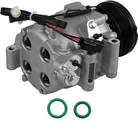 AC Compressor with Clutch CO 4918AC Air Conditioning Compressor fit for 2006 2007 2008 2009 2010 2011 Honda Civic 1.8L - 3 Pins Plug