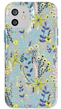 tech21 Evo Art Botanical Garden für iPhone 12/12 Pro – Schutzhülle mit 3 m langem Multi-Drop-Schutz und exklusivem Kunstwerk