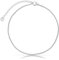 Made by Nami Edelstahl Damen Fußkettchen mit starkem Karabiner-Verschluss - verschiedene Designs - Frauen Fußkette Silber - Mädchen Fußschmuck - Geschenk für Sie (Silver Plain)