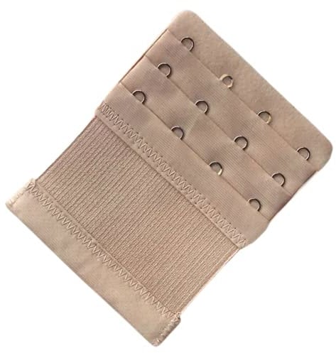 citystores® Nude 4-Hook Bra Extender | Adjustable Bra Strap Extension | Soft, Comfortable, and Elastic | Perfect for Maternity, Weight Changes, and Everyday Comfort