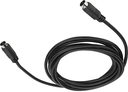 Cavo di Ingresso Professionale da Mini DIN Maschio a 9 Pin Maschio a Mini DIN Maschio a 9 Pin, Compatibile con DVD e Sistemi di Intrattenimento Domestico,