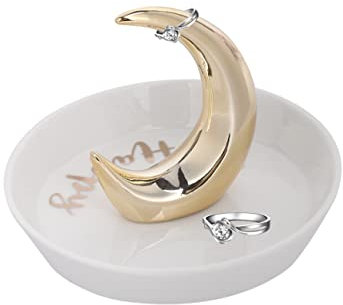 Cabilock Ohrringe Schmuckständer Ornament-Ohrringe Für Keramik-Schmuckschale Geburtstagsgeschenk Armbandhalter Dekorativer Schmuckhalter Schmuckteller Für Schmuckregal Regal