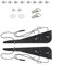 Aublinto Cabrioverdeck Reparatursatz,Cabrio Dach Reparatursatz C-Säule Reparatur Ersatzteile 54317135351 Kompatibel für E46 325Ci 330Ci M3 Modelle