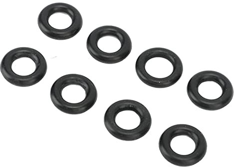 Rubber O Ring Seal Fuel Injector Seal Kit, 8PCS Fuel Injector O Ring Kit 13641437487 Strong Sealing Replacement For R56 R57 R52 R53 R60 R55