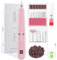 Nagelfräser für Gelnägel - 12 in 1 Elektrische Nagelfeile - Maniküre set elektrisch 20000 U/min, 5 Gear Electric Nail Drill, Fräser Nägel für Naturnägel, Acrylnägel, Gelnägel, Entfernen Hornhaut