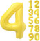 Gelbe Luftballon 40 Zoll Zahlenballon Groß Gelb Luftballon 4 Gelb Geburtstag Ballon Gelbe Folienballon Zahl 4 Helium Ballon 4 Mädchen Jungen Geburtstagsdeko Jubiläum Party Deko