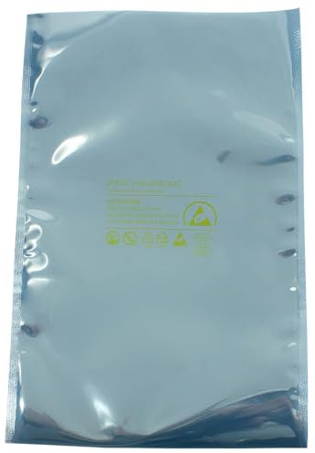 WETEC Freestat Abschirmbeutel, verschweißbar, ESD, 279 x 381 mm (Tüte Metallisierte Versandtüte Versandbeutel Versandtasche Verpackungsbeutel Highshield ESD-Beutel Schutzbeutel) (Pack à 100 Stück)