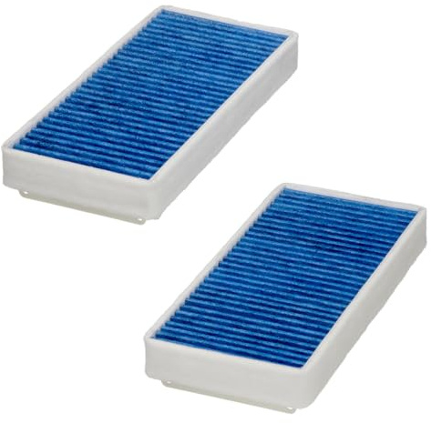 HENGST - Innenraumfilter E942LB-2 - Luftfilter für den Innenraum antibakteriell - Filtert Staub, Pollen, Gerüche & Bakterien für Allergiker - Für sauberes Innenraumklima im KFZ