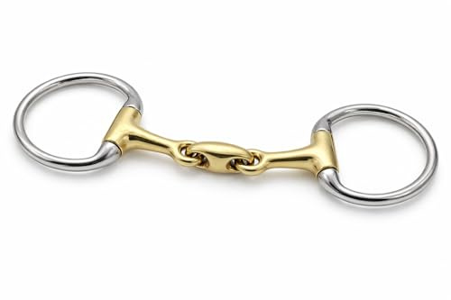 Minipony Minishetty Mini Shetty Gebiss D- Ring Argentan doppelt gebrochen 7,0 7,5 8,0 8,5 9,0 9,5 10,0 10,5 11,0 11,5 12,0 cm (8,0)