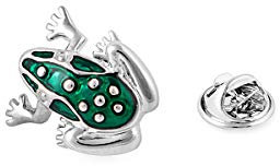 BRERA 67 - broches et pins pour femme en metal en forme de petit grenouille, broche femme vetement, broche homme pins, mini broche bijoux, pince decollete femme