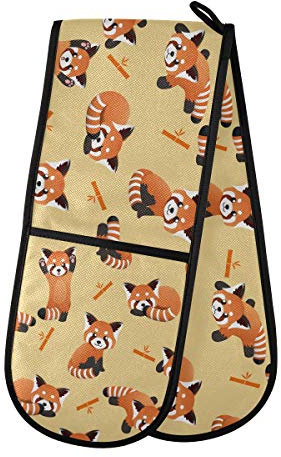 TropicalLife - Double manique en Bambou - Double manique - Résistant à la Chaleur - pour Cuisine/Cuisine/Cuisine/Micro-Ondes, Barbecue