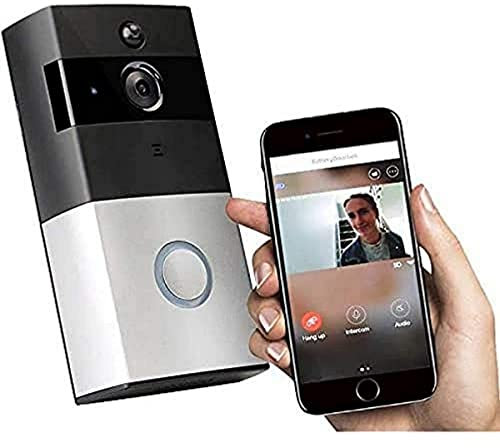 Home>it Video Doorbell, IP33 Waterproof Outdoor Video Door Bell 720P HD WiFi Surveillance Camera with Battery, Real-time Video, Two-Way Call and App iOS and Android Intercom, 61700