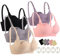 Seitop Lot de 5 soutiens-gorge d'allaitement sans couture, Multicolore, Taille S