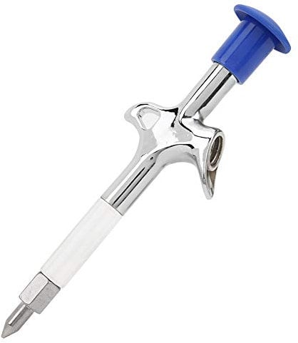Yosoo Health Gear Road Bike Grease Gun, Grease Hand Gun, Bike Lubricant Injector with 0.9mm Grease Nozzle Bike Repair Tools