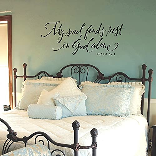 WandSticker Wandtattoos Christlicher Bibelvers Vinyl Schlafzimmer Dekor 138x57cm