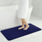 Homaxy Memory Foam Badezimmer Badeteppiche Saugfähige Rutschfester Badvorleger Waschbar Badematte - 61 x 120 cm, Marineblau