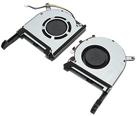 Gugxiom 4 Pin CPU GPU Cooling Fan, Good Heat Dissipation, Laptop Cooling Fan for Asus TUF Gaming FX505DU for FX505DY for FX505DD (CPU and GPU Fan)