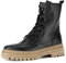 Gabor Damen Combat Boots, Frauen Stiefeletten,Wechselfußbett,Best Fitting,halbstiefel,Kurzstiefel,schwarz(So.Caramel,38 EU / 5 UK