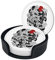 sous-Verres Japonais en Forme de Fleur de Dragon pour Boissons avec Support, Lot de 6 sous-Verres en Cuir, adaptés aux Types de Tasses et de Tasses