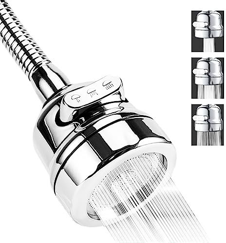Aireador grifo cocina 3 modos salida de agua con alargador acero inoxidable flexible adaptador grifo cocina difusor grifo cocina alcachofa grifo cocina