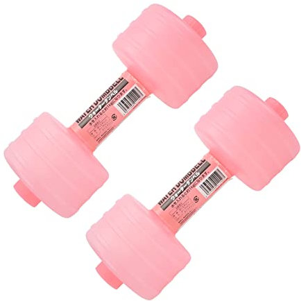 Hantelgewichte, Wasserdichte Hanteln aus Kunststoff, 1 Kg, Auslaufsichere Fitnessgeräte für Zuhause und Draußen (Rosa)