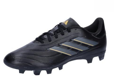 adidas COPA Pure II Club Football Boots Flexible Ground, core Black/Carbon/Gold met, 6.5 UK