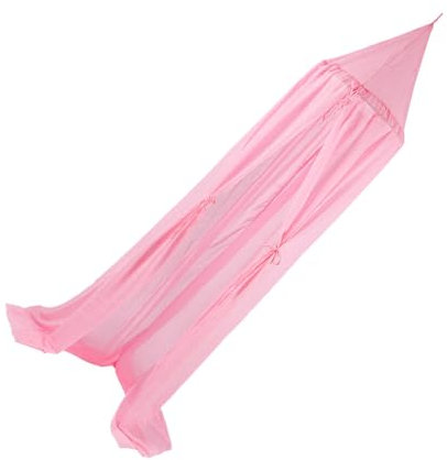 SUIOPPYUW Feine Verarbeitung, zuverlässiges und atmungsaktives Betthimmel für bequemen Schlaf, Chiffon Moskitonetze, Chiffon, Rosa
