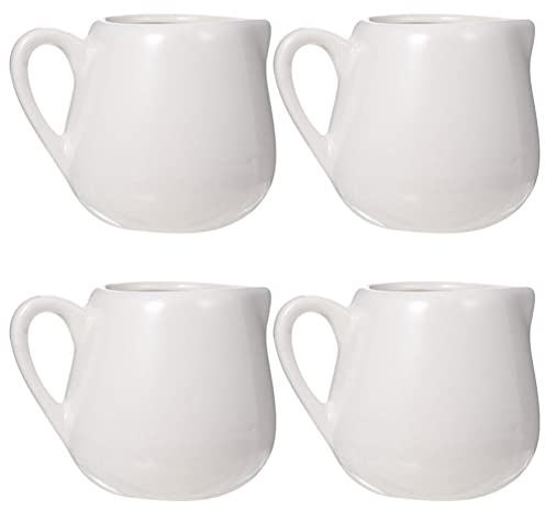 4pezzi Brocche per Salsa Ceramica con Manico Mini Lattiera per Cucina Contenitore per Salsa da Design Chic E Pratico