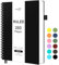 RETTACY A4 Notizblock, Notizbuch, Spiralgebundene Notizbücher, 300 Blatt/150 Seiten Zum Schreiben, 100 G/m² College-liniertes Papier, PVC-Hardcover, 21,5 x 27,9cm - Schwarz