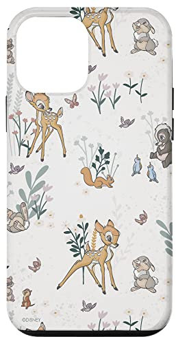 Hülle für iPhone 12 mini Disney Bambi und Klopfer Floral